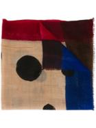 Faliero Sarti Dot Print Scarf, Adult Unisex, Nude/neutrals, Virgin Wool