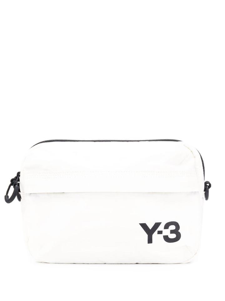 Y-3 Logo Belt Bag - White