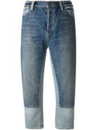 Marc By Marc Jacobs Wide Leg Cropped Jeans, Women's, Size: 28, Blue, Cotton