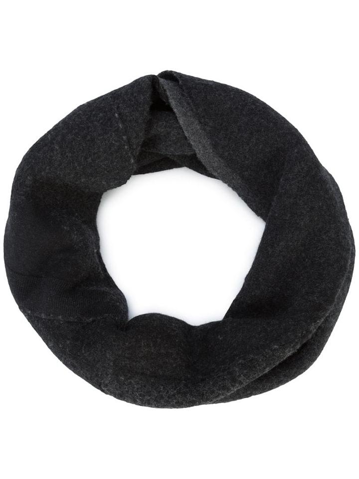 Label Under Construction Two-tone Collar Scarf - Grey