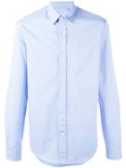 Maison Margiela Classic Long Sleeve Shirt, Men's, Size: 39, Blue, Cotton