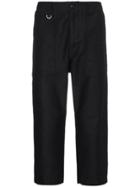Sophnet. Straight Cropped Trousers - Black