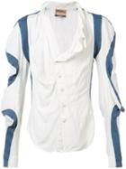 Vivienne Westwood Sleeve Panel Shirt, Adult Unisex, Size: 1, White, Viscose/silk