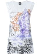 Just Cavalli Ship Print Tank Top