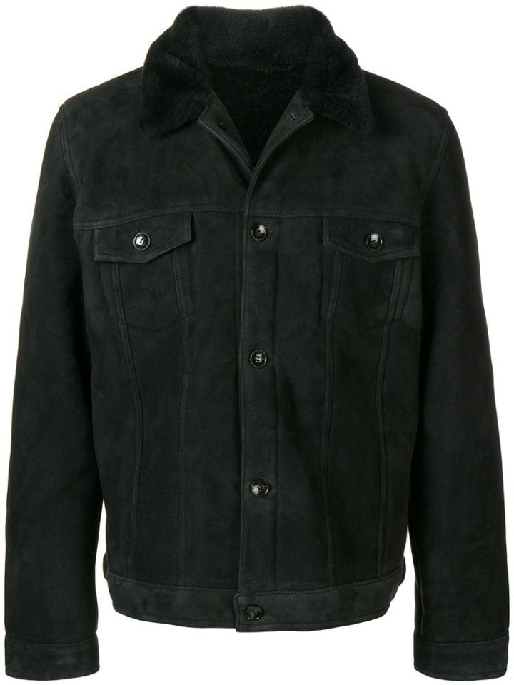 Officine Generale Loose Fitted Jacket - Grey