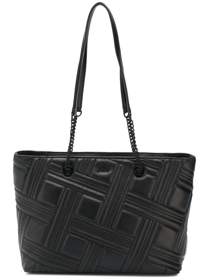 Donna Karan Allen Midi Tote Bag - Black