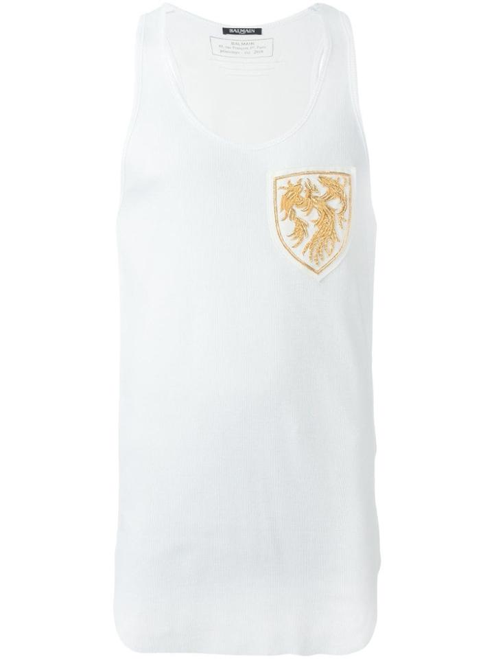 Balmain Insignia Vest - White