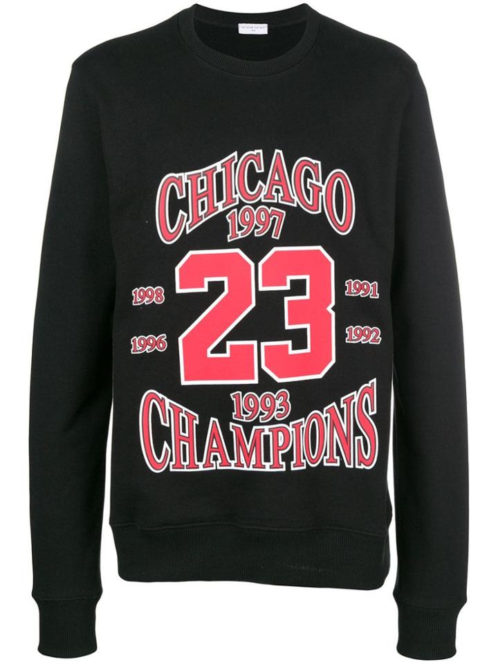 Ih Nom Uh Nit Chicago Print Sweater - Black