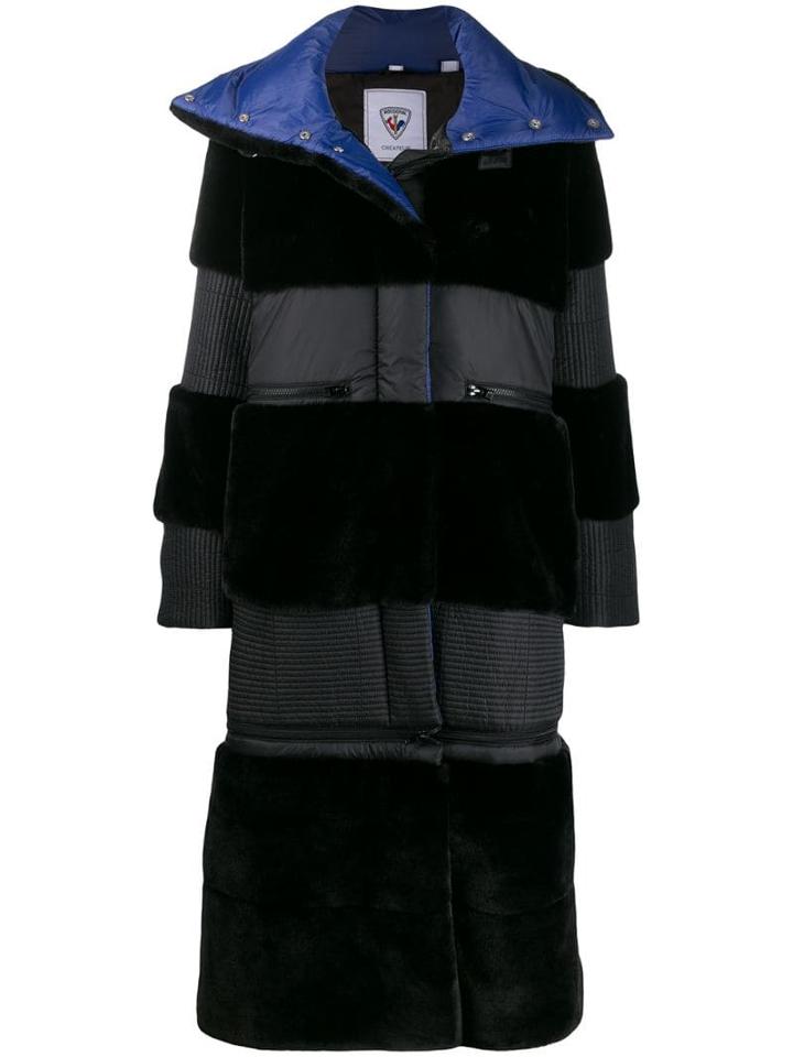 Rossignol Panelled Padded Coat - Black