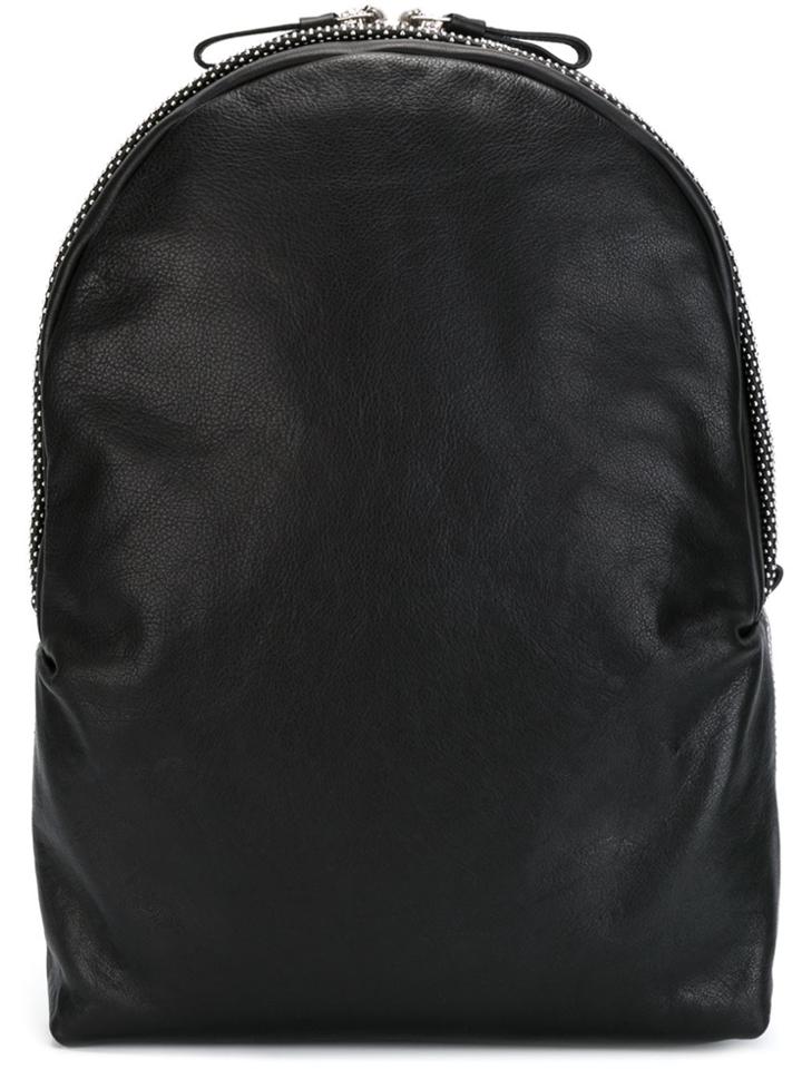 Alexander Mcqueen Skull Head Studded Backpack - Black