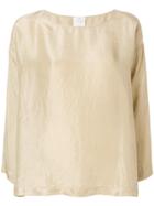 Forte Forte Boat Neck Blouse - Nude & Neutrals