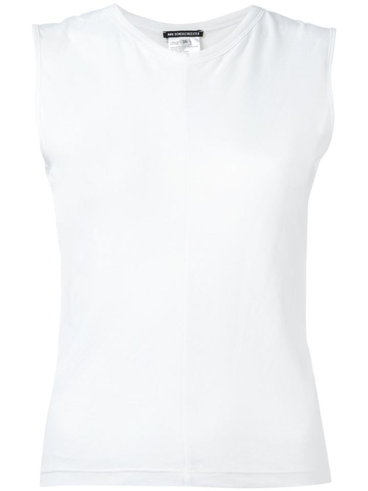 Ann Demeulemeester Open Back T-shirt - White