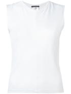Ann Demeulemeester Open Back T-shirt - White