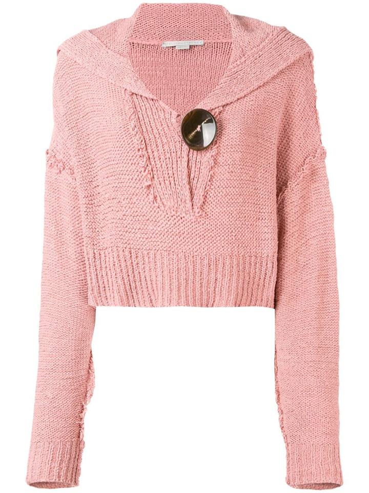 Stella Mccartney Cropped Knit Jumper - Pink