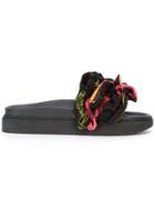 Simone Rocha Flower Slides - Pink & Purple