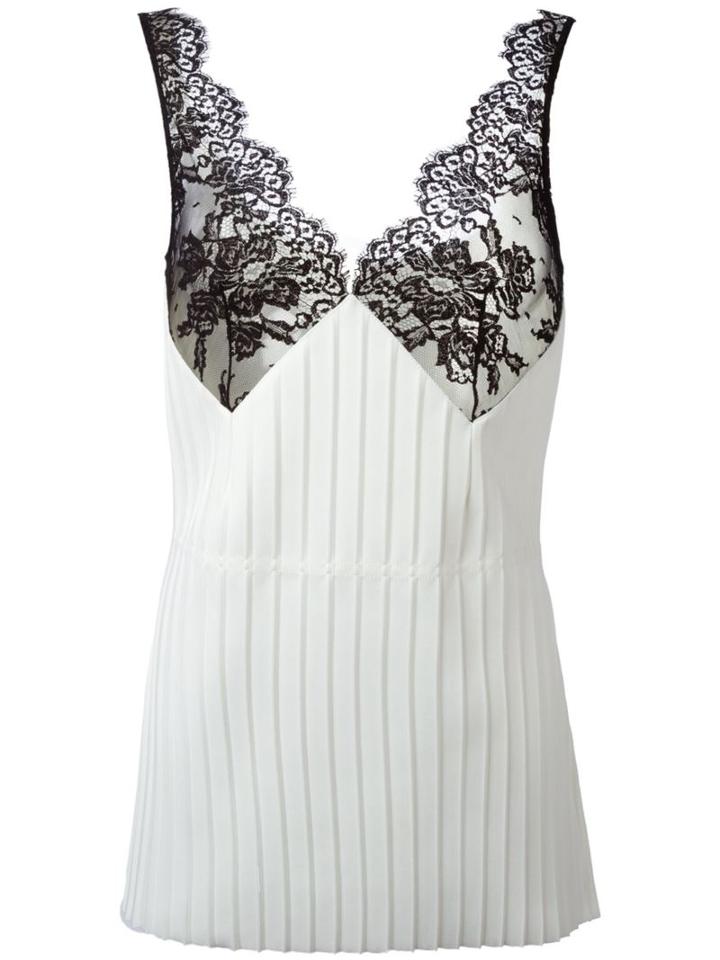 Céline Lace Bust Pleated Top