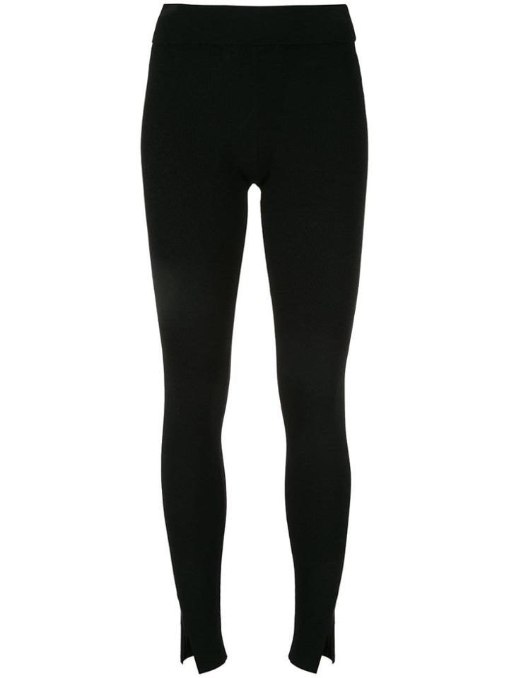 Des Prés Cuff Split Legging - Black