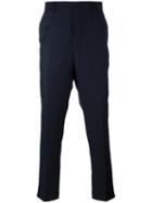Ami Alexandre Mattiussi Carrot Fit Trousers, Men's, Size: 40, Blue, Wool
