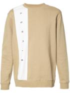 Stussy Stripe Detail Sweatshirt, Men's, Size: Xl, Nude/neutrals, Cotton