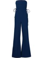 Misha Nonoo Trapeze Jumpsuit, Women's, Size: 10, Blue, Polyester
