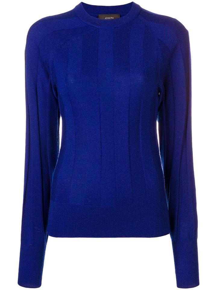 Joseph Fitted Knit Top - Blue
