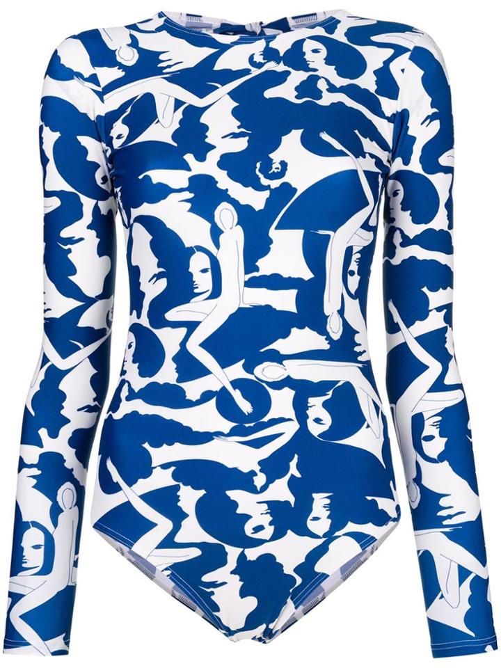 La Doublej Donne Swimsuit - Blue