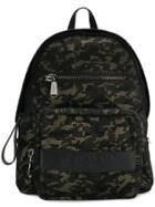 Balmain Camouflage Print Backpack - Black