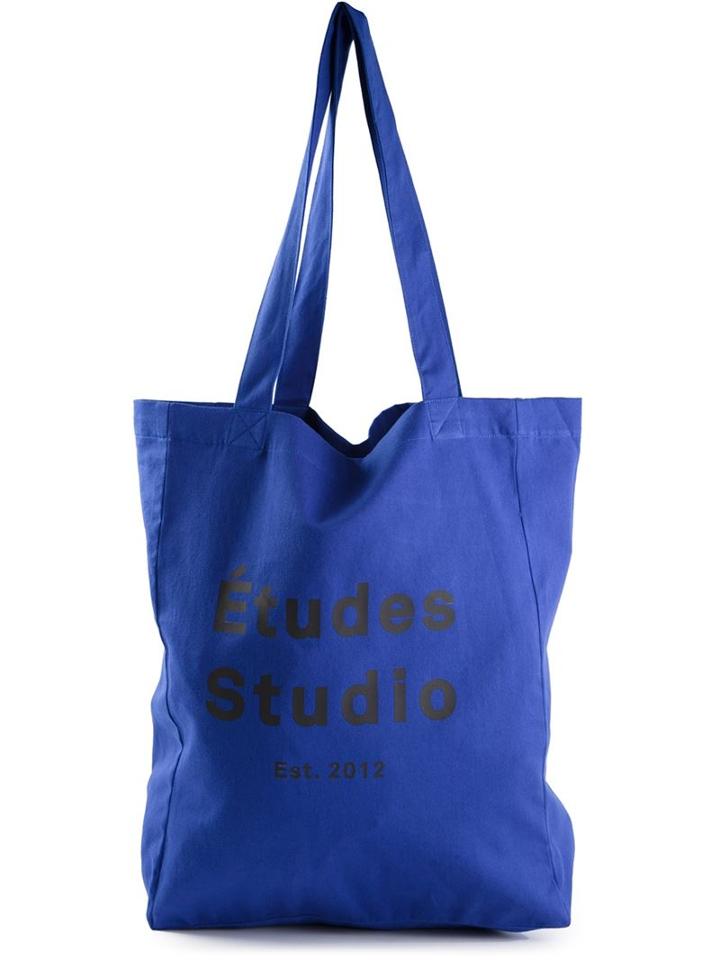 Etudes Logo Print Shopping Tote
