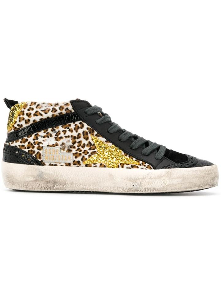 Golden Goose Deluxe Brand Mid Star Sneakers - Neutrals