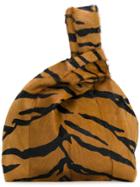 Simonetta Ravizza Furrissima Tiger Tote Bag - Brown