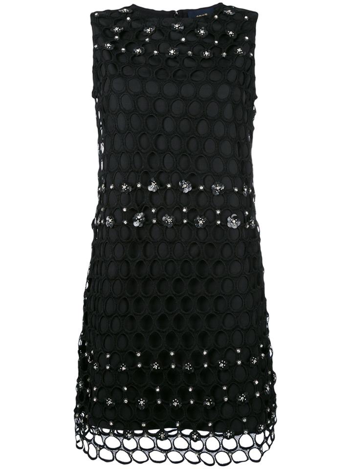 Cavalli Class Net Detail Dress - Black