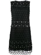Cavalli Class Net Detail Dress - Black