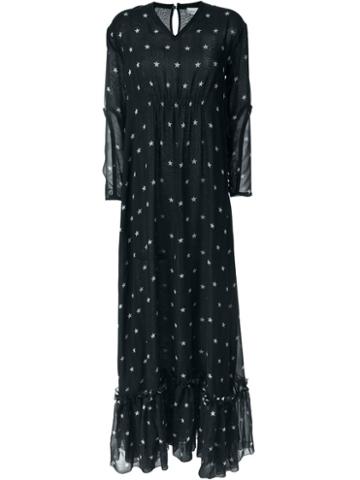 Francesco Scognamiglio Long Star Print Dress