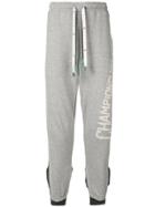 Maison Mihara Yasuhiro Deconstructed Track Pants - Grey