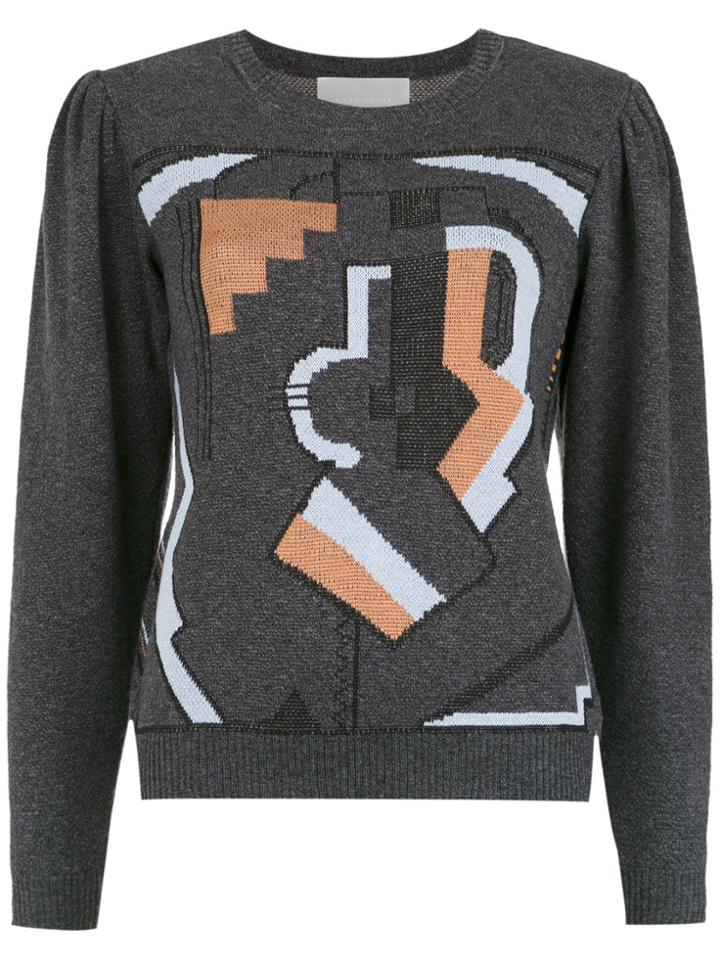 Lilly Sarti Knit Blouse - Grey