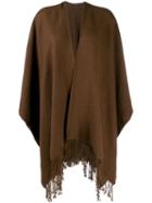 Holland & Holland Poncho-style Cape Coat - Brown