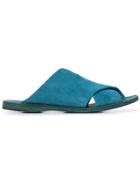 Officine Creative Criss-cross Flat Sandals - Blue