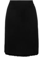 Jean Paul Gaultier Vintage 1990's Back Pleated Skirt - Black