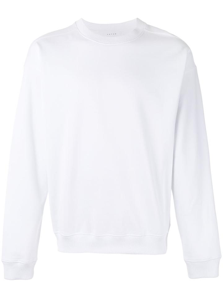 Futur - Branded Sweatshirt - Unisex - Cotton - Xl, White, Cotton
