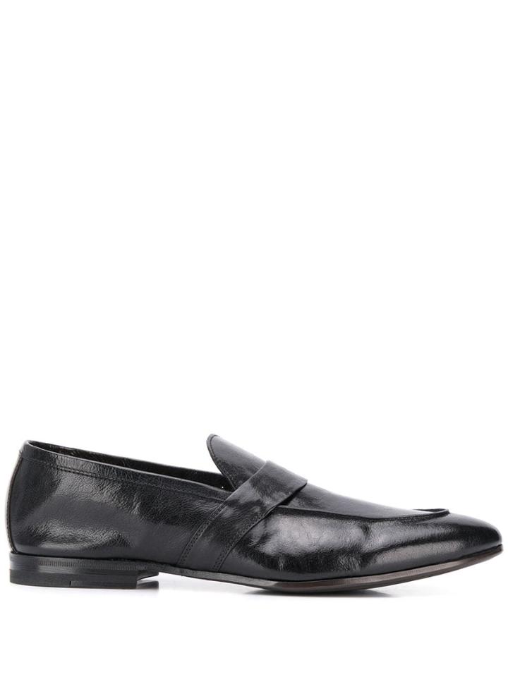 Henderson Baracco Varnished-effect Loafers - Black