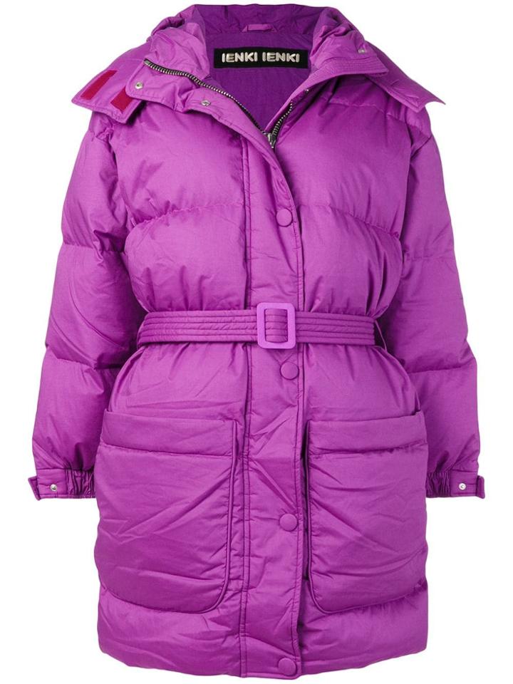 Ienki Ienki Dahlia Padded Coat - Pink & Purple