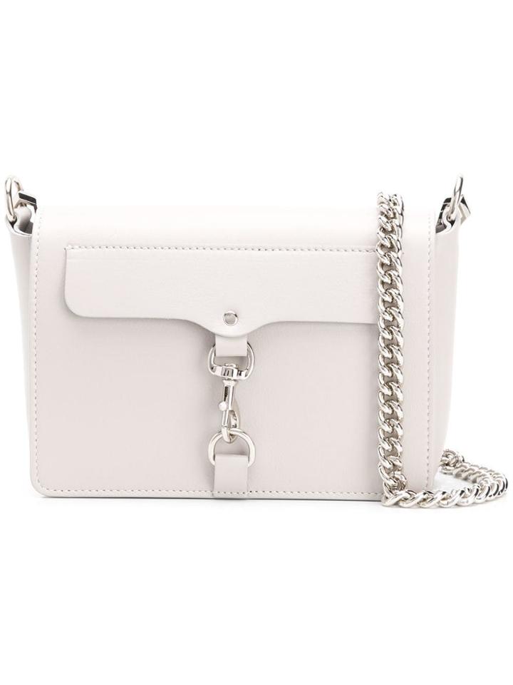 Rebecca Minkoff Mab Flap Crossbody Bag - Grey