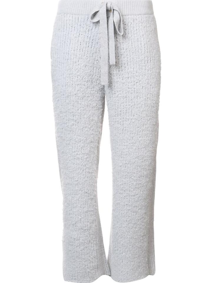 Undercover Cashmere Cropped Pants, Women's, Size: 2, Grey, Cashmere/polyester
