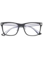 Gucci Eyewear - Embossed Titanium Square Glasses - Men - Acetate/titanium - 54, Black, Acetate/titanium