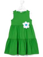 Il Gufo Flower Applique Dress, Girl's, Size: 8 Yrs, Green