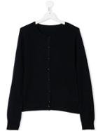 Lapin House Teen Buttoned Cardigan - Blue