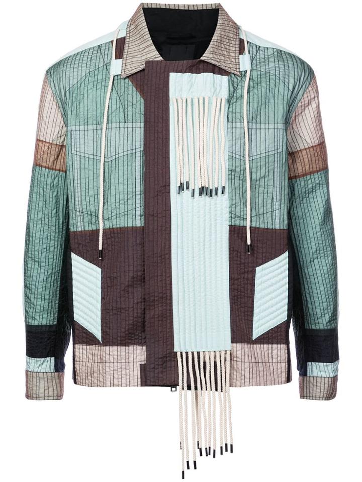 Craig Green Quilted Shirt Jacket - Blue