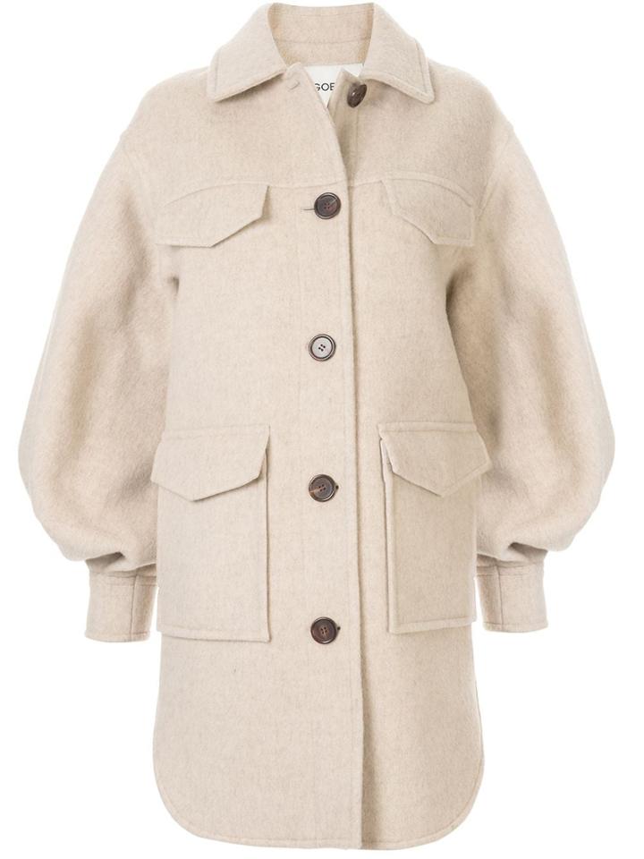 Goen.j Jordyn Oversized Shirt Jacket - Neutrals