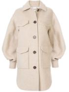 Goen.j Jordyn Oversized Shirt Jacket - Neutrals