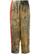 Uma Wang Metallic Palazzo Trousers - Neutrals